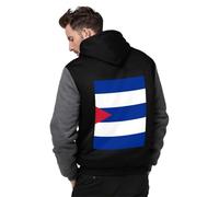 Fermeture Éclair Sweat À Capuche Patriotique Cuba Drapeau Amusant Doublure Polaire Imprimé Graphique Sweat À Capuche avec Poches Cadeau Haut Unisexe Sweat du S Au 5XL