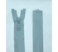 Fermeture éclair YKK en plastique à dents N° 5 moyennes, divisible (343 gris caillou, 64 cm)