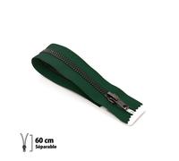 Fermeture Éclair Z19 - Laiton Séparable 6mm - 60 Cm