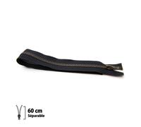 Fermeture Éclair Z39 - Laiton 9 Mm - Séparable 60 Cm