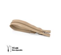 Prym - Fermeture Eclair Z51, Nylon, beige antilope, 15cm