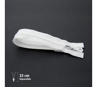 Fermeture Éclair Z54 - Moulée 6mm Séparable - 35 Cm
