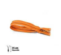 Fermeture Éclair Z54 - Moulée 6mm Séparable - 35 Cm