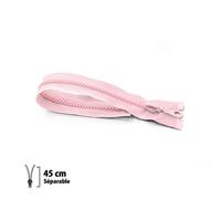 Fermeture Éclair Z54 - Moulée 6mm Séparable - 45 Cm