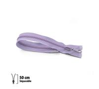 Prym - Fermeture Éclair Z54, Moulée, Violet, 50cm, Plastique