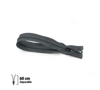 Prym - Fermeture Eclair Z54, Moulée, gris anthracite, 60cm