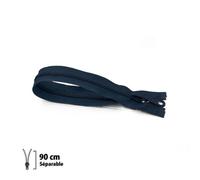 Prym - Fermeture Eclair Z54, Moulée, bleu marine, 90cm