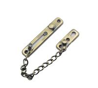 fermeture en acier inoxydable, Door Chain Lock Stainless Steel Security Anti Theft Multicolor(Bruin)