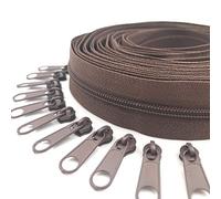 fermeture en tissu Zipper de 10 mètres, avec curseur à glissière de 20pcs pour des sacs à main, sacs et autres projets de couture, fermetures à glissière en nylon, pour la couture ( Color : 299 Seal B