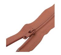 Fermeture fine Polyester N°2 couleur Rouge rouille - Taille 12cm