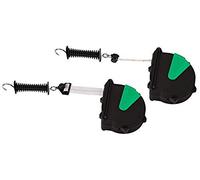 Fermeture Flexible pour portail 'FlexiGate' dispositovo qui permet de elettrificare l'entrée du clôture. En Ouvrant le portail, 'FlexiGate' on avvolge automatiquement par une Ressort en acier.