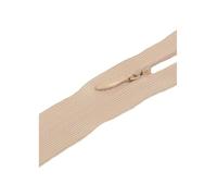 Fermeture invisible non séparable ajustable - beige clair - Taille 60cm