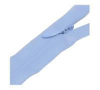 Fermeture invisible non séparable ajustable - bleu ciel - Taille 60cm