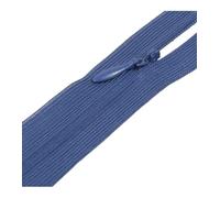 Fermeture invisible non séparable ajustable - bleu francais - Taille 40cm