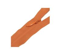 Fermeture invisible non séparable ajustable - orange - Taille 60cm