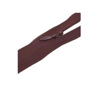 Fermeture invisible non séparable ajustable - rouge bordeaux foncé - Taille 22cm