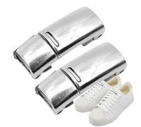 Fermeture magnétique pour baskets, fermeture rapide, écluses à boucle magnétique, lacets pour chaussures, chaussures de voyage, lacets en métal, Argent (Silver), Voir description