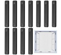 Fermeture magnétique pour moustiquaire, 12 pièces autocollantes pour fermeture moustiquaire, accessoires de fenêtre pour chambre d'enfants, appartement salon jardin