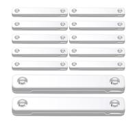 Fermeture magnétique pour moustiquaire | autocollant 12 pièces clips magnétiques - accessoires pour portes d'armoire et meubles pour maison sous-sol hôtel chambre école patio grenier