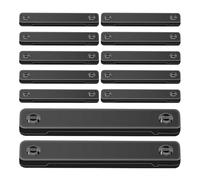 Fermeture magnétique pour moustiquaire | autocollant 12 pièces clips magnétiques - accessoires pour portes d'armoire et meubles pour maison sous-sol hôtel chambre école patio