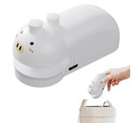Fermeture pour Sachets de Chips | Scelleuse Thermo Aimantable Mini Rechargeable | Scellage Thermique Rechargeable Compact Rescelleur Design de Dessin Animé pour Conservation Aliments Voyage Stockage C