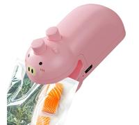 Fermeture pour Sachets - Scelleuse Thermo Aimantable Mini Rechargeable | Scelleur Thermique Manuel Design Ludique pour Cuisine et Voyage