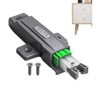 Fermeture tactile pour placard, serrure automatique pour armoire rétractable, fermeture à poussée à pour porte d'armoire | Ferme-porte avec ouverture et fermeture fluides pour portes d'armoires