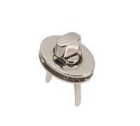 Fermetures Boucle à tournant métallique pour sac, Fermoir métallique à verrouillage par rotation à faire soi-même for sacs, multicolore, lot de 3(5)