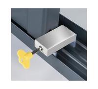 Fermetures de fenêtre réglables, Serrure de restriction fenêtre coulissante avec n acier inoxydable argenté, paquet 4 à 20 pièces(Stainless Steel,10Pcs)