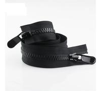 Fermetures éclair à Double curseur 70-100cm, extracteur simple, extrémité ouverte, verrouillage automatique, longues fermetures éclair for veste, accessoires de sac à dos d'extérieur(108,90cm)