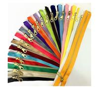 Fermetures eclair Ensemble De 5 Pièces Fermetures Éclair Séparées En Laiton Et Métal, #, À Queue Ouverte, Avec Forme Beignet, Tirettes 16 Pouces For La Couture pour Couture(Mix)