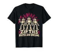Fermetures Éclair Hopes and Dreams Robotics Robot Builder T-Shirt