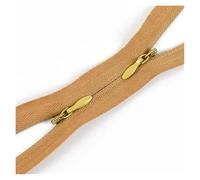 Fermetures eclair Lot De 5 Ou 10 Fermetures Éclair Invisibles En Nylon, 60/120 Cm, Double Curseur, For Couture, Vêtements, Sacs, Oreillers pour Couture(Khaki,60cm,10Pcs)