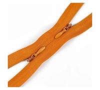 Fermetures eclair Lot De 5 Ou 10 Fermetures Éclair Invisibles En Nylon, 60/120 Cm, Double Curseur, For Couture, Vêtements, Sacs, Oreillers pour Couture(Orange,120cm,10Pcs)