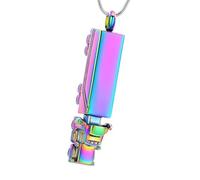 Fermetures sécurisées Porte-cendres Pendentifs Forme de train Construction en acier inoxydable Chérir les souvenirs pour les souvenirs d ' animaux de compagnie ou humains Pendentifs de bijoux