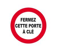 Fermez cette porte à clé - 10cm - Sticker/autocollant