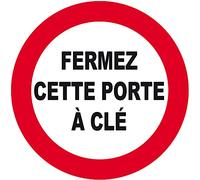 Fermez cette porte à clé - 10cm - Sticker/autocollant