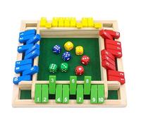 Fermez le jeu en bois de la bote 8 ds adapt 2-4 joueurs jeu de mathmatiques pour les enfants jeu couleurs multiples JEU DE SOCIETE