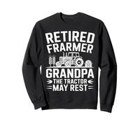 Fermier à la Retraite Grand-père Le Tracteur Peut Reposer l'agriculture Sweatshirt