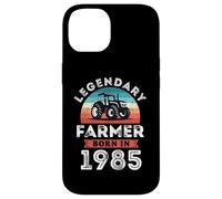 Fermier légendaire né en 1985, Cadeaux pour Le 40e Anniversaire d'un Fermier Coque pour iPhone 14
