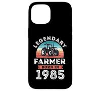Fermier légendaire né en 1985, Cadeaux pour Le 40e Anniversaire d'un Fermier Coque pour iPhone 15
