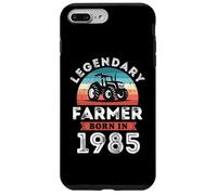 Fermier légendaire né en 1985, Cadeaux pour Le 40e Anniversaire d'un Fermier Coque pour iPhone 7 Plus/8 Plus