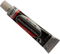 Fermit colle pour cordon de poêle colle chamotte HT1100 tube de 17ml colle réfractaire