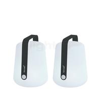 Fermob Balad Lampe rechargeable LED anthracite - 25 cm - lot de 2 Ce luminaire comporte des modules à LED prémontés de classes énergétiques A A++, A+, A