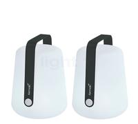 Fermob Balad Lampe rechargeable LED anthracite - 38 cm - lot de 2 Ce luminaire comporte des modules à LED prémontés de classes énergétiques A A++, A+, A