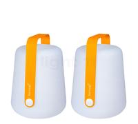Fermob Balad Lampe rechargeable LED miel - 38 cm - lot de 2 Ce luminaire comporte des modules à LED prémontés de classes énergétiques A A++, A+, A