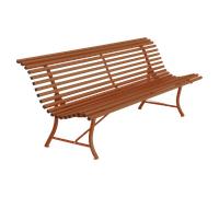 Fermob Banc LOUISIANE - E2 orange confite - 200 x 80 x 72 cm