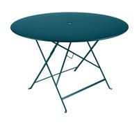 Fermob BISTRO Table pliante ronde - Ø 117 cm - 21 bleu acapulco