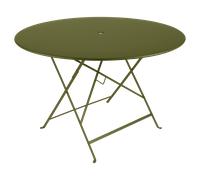 Fermob BISTRO Table pliante ronde - Ø 117 cm - D3 Pesto