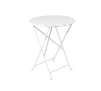Fermob BISTRO Table pliante ronde - Ø 60 cm - 01 blanc coton